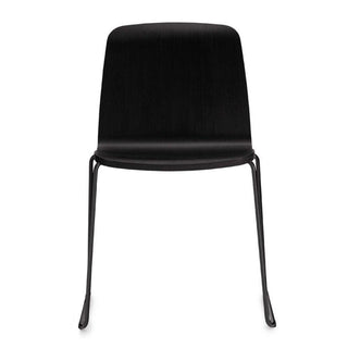 Normann Copenhagen Just chair in black oak with black steel structure Buy now on Shopdecor