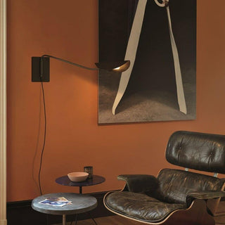OLuce Plume 158 wall lamp bronze 80 cm. Buy now on Shopdecor
