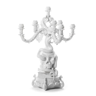 Seletti Giant Burlesque Skull 9-arm candelabra Buy now on Shopdecor