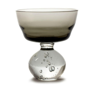 Serax Eternal Snow stem glass M smoky grey Buy now on Shopdecor