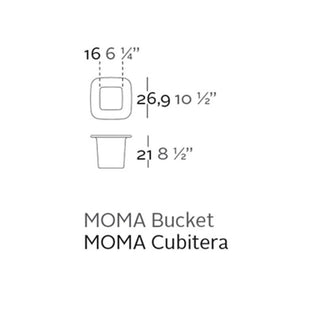 Vondom Noma Cubitera ice bucket white by Javier Mariscal Buy now on Shopdecor