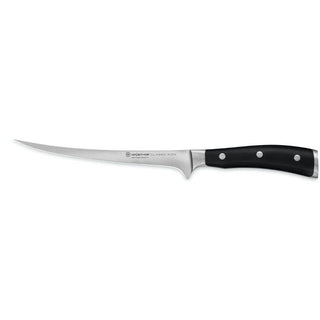 Wusthof Classic Ikon fillet knife 18 cm. black Buy now on Shopdecor